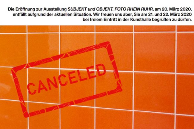 Leider abgesagt: Eröffnung in Düsseldorf